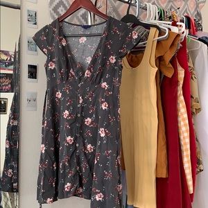 Aeropostale grey/pink floral dress